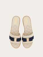 Ferragamo Vara bow quilted slide - Image 4